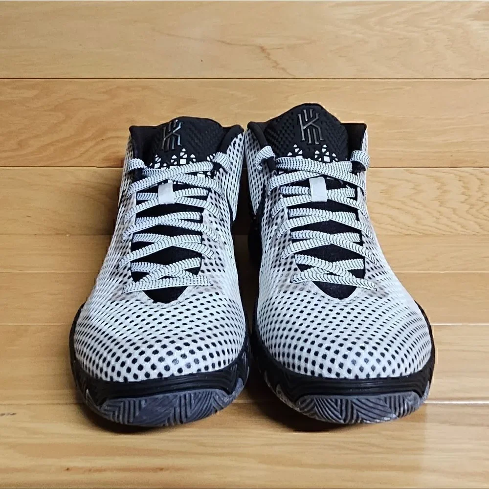 Nike Kyrie 1 BHM Size 10 Black History Month White Black Dark Grey 718820-100